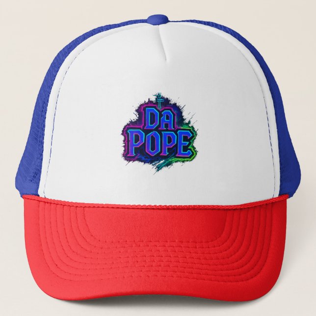 Vintage Rap-Inspired  Trucker Hat (Front)