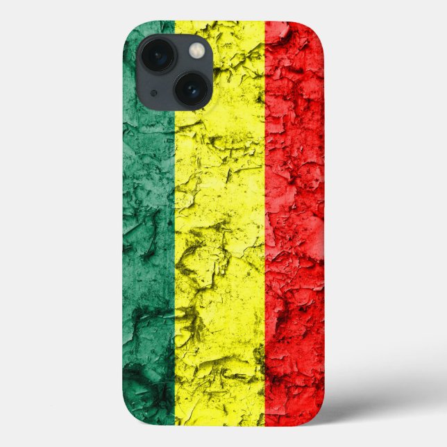 Vintage rasta flag Case-Mate iPhone case (Back)