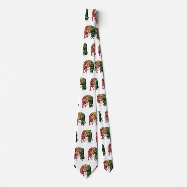 Vintage Rasta Reggae Lion Tie (Front)