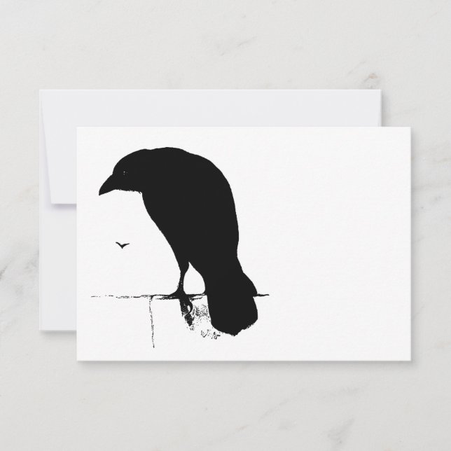 Vintage Raven - Customized Goth Crows Ravens (Front)