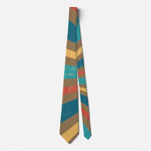 vintage  ray sunburst  tie (Front)