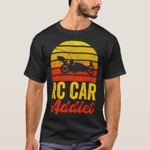 Vintage rc cars racing or racer rc car cool form  T-Shirt