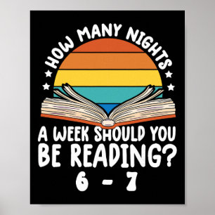 Vintage Reading 67 Meme English Teacher Funny 67 B Poster