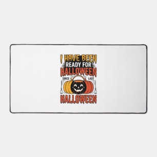 Vintage Ready For Halloween Candy Bucket Shirt Des Desk Mat