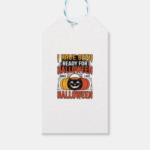 Vintage Ready For Halloween Candy Bucket Shirt Des Gift Tags