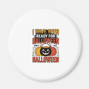 Vintage Ready For Halloween Candy Bucket Shirt Des Magnet