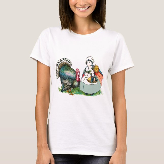 Vintage Ready For Thanksgiving T-Shirt (Front)
