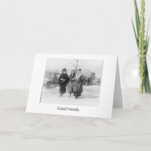 Vintage - Real Friends Are Important, Card