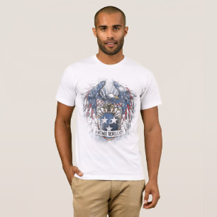 Vintage Rebellion, American Eagle Bird Shield, T-Shirt