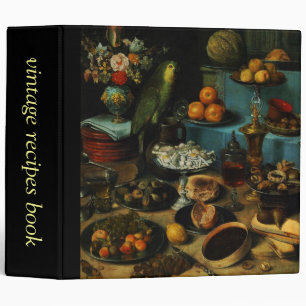Vintage recipes book binders