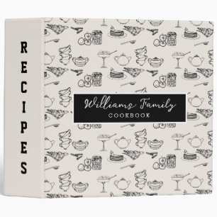 Vintage Recipes Cook Book Binder