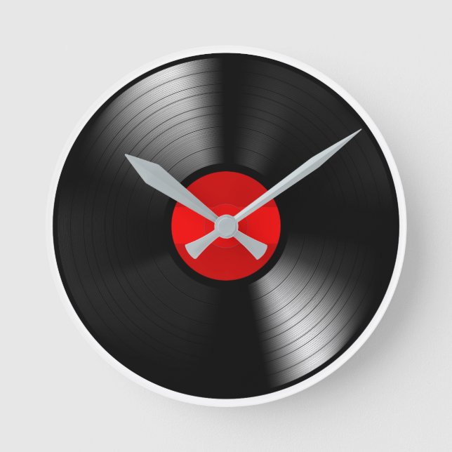 Vintage Record Wall Clock (Front)