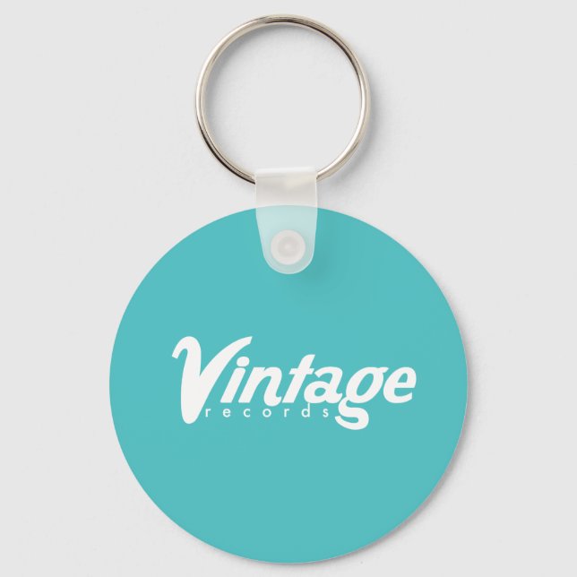 Vintage Records Keychain (Front)
