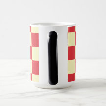 Vintage Red and Cream Chequered Pattern