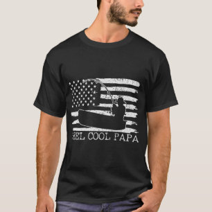 Vintage Red and White Fishing At Any Given Moment T-Shirt