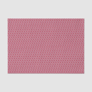 Vintage red and white floral Dianthus Barbatus Tissue Paper