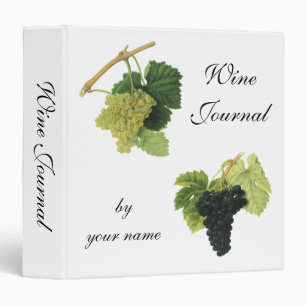 Vintage Red and White Wine Grapes on a Vine, Fruit Binder
