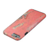 Vintage Red Barn Wood Case-Mate iPhone Case (Bottom)