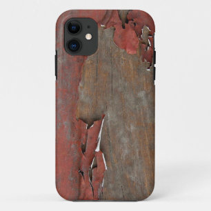 Vintage Red Barn Wood Case-Mate iPhone Case