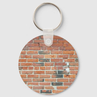 Vintage Red Brick Wall Texture Keychain
