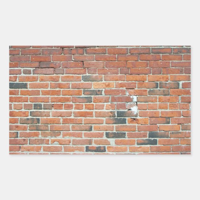 Vintage Red Brick Wall Texture Sticker (Front)