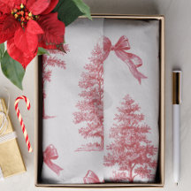 Vintage Red Christmas Tree