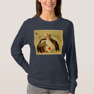 Vintage Red Cross Nurse T-Shirt