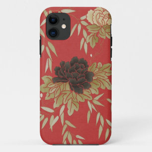 Vintage Red Floral iPhone 5 Case