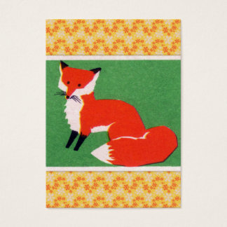 Vintage Red Fox Print