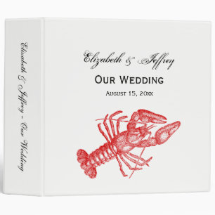 Vintage Red Lobster #1 Drawing Binder