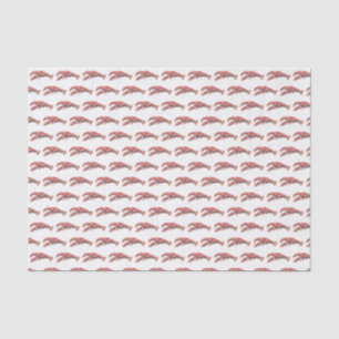 Vintage Red Lobster #2 Drawing Tissue Paper