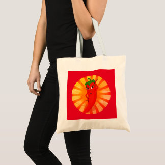 Vintage Red Pepper Superstar Tote Bag