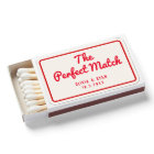 Vintage Red Perfect Match Custom Wedding Favours