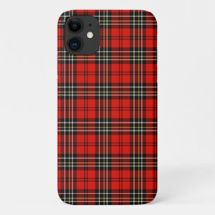 Vintage Red Plaid Pattern iPhone 11 Case