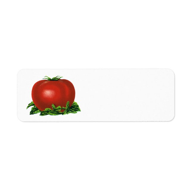 Vintage Red Ripe Tomato, Vegetables and Fruits (Front)