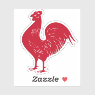 Vintage Red Rooster Custom Colour