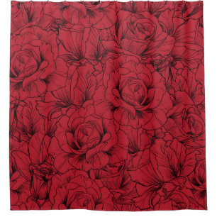 Vintage Red Roses Elegance
