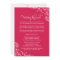 Vintage Red Scrolls Wedding Rehearsal and Dinner