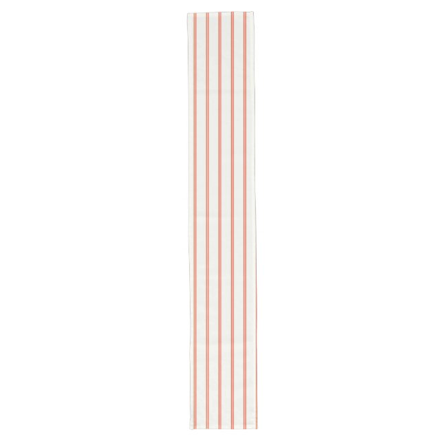 Vintage Red Stripe Table Runner – Holiday Style (Front)