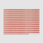 Vintage Red Striped Christmas Tissue Paper<br><div class="desc">Vintage striped pattern with red and off-white stripes. Great for Christmas and birthdays or any occasion that calls for a classic touch.</div>