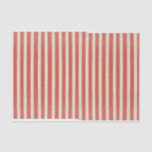 Vintage Red Striped Christmas Tissue Paper<br><div class="desc">Vintage striped pattern with red and off-white stripes. Great for Christmas and birthdays or any occasion that calls for a classic touch.</div>