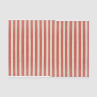 Vintage Red Striped Christmas Tissue Paper
