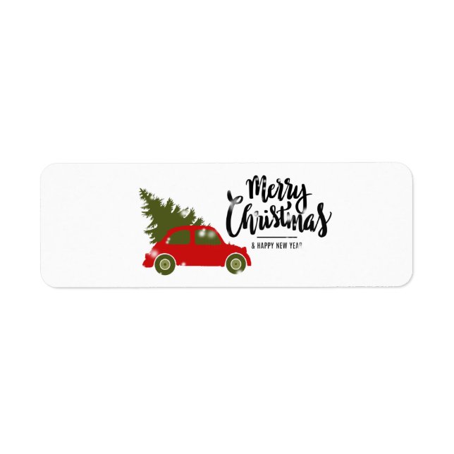 Vintage Red Truck Christmas (Front)