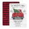 Vintage Red Truck Rustic Family Christmas Party
