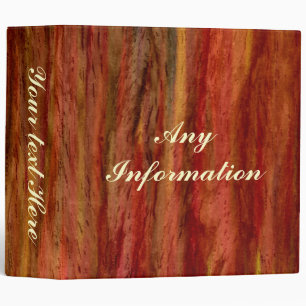Vintage red wood art photo book binder