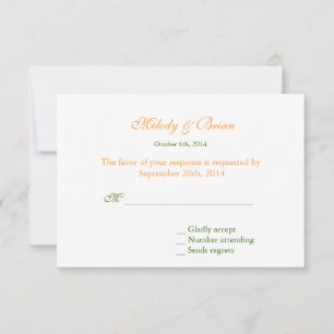 vintage Redoute colourful flowers rsvp wedding Card