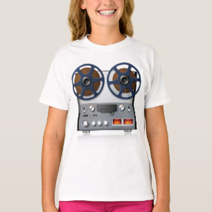Vintage Reel-to-Reel Tape Deck Audiophile T-Shirt
