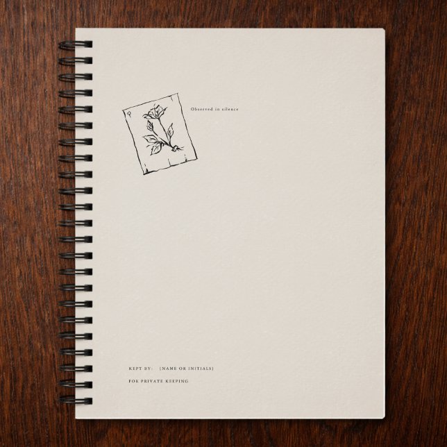 Vintage Regency Inspired Pressed Rose  Notebook (Creator Uploaded)