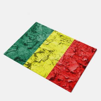 Vintage reggae flag doormat