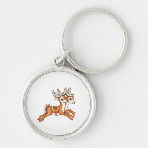 Vintage Reindeer Keychain